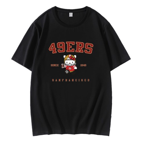 San Francisco 49ers Hello Kitty T-Shirt San Francisco 49ers Hello Kitty T-Shirt