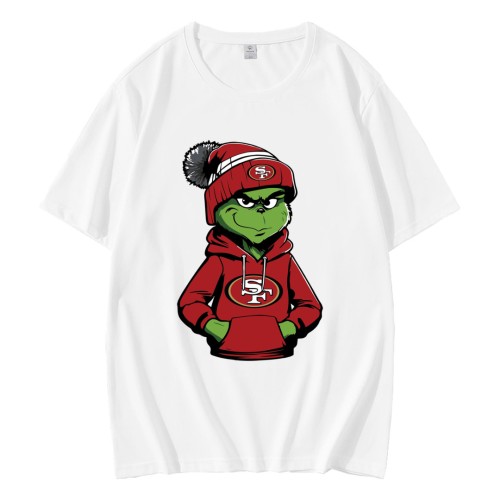 Grinch Wears San Francisco 49ers Clothes T-Shirt Grinch Wears San Francisco 49ers Clothes T-Shirt